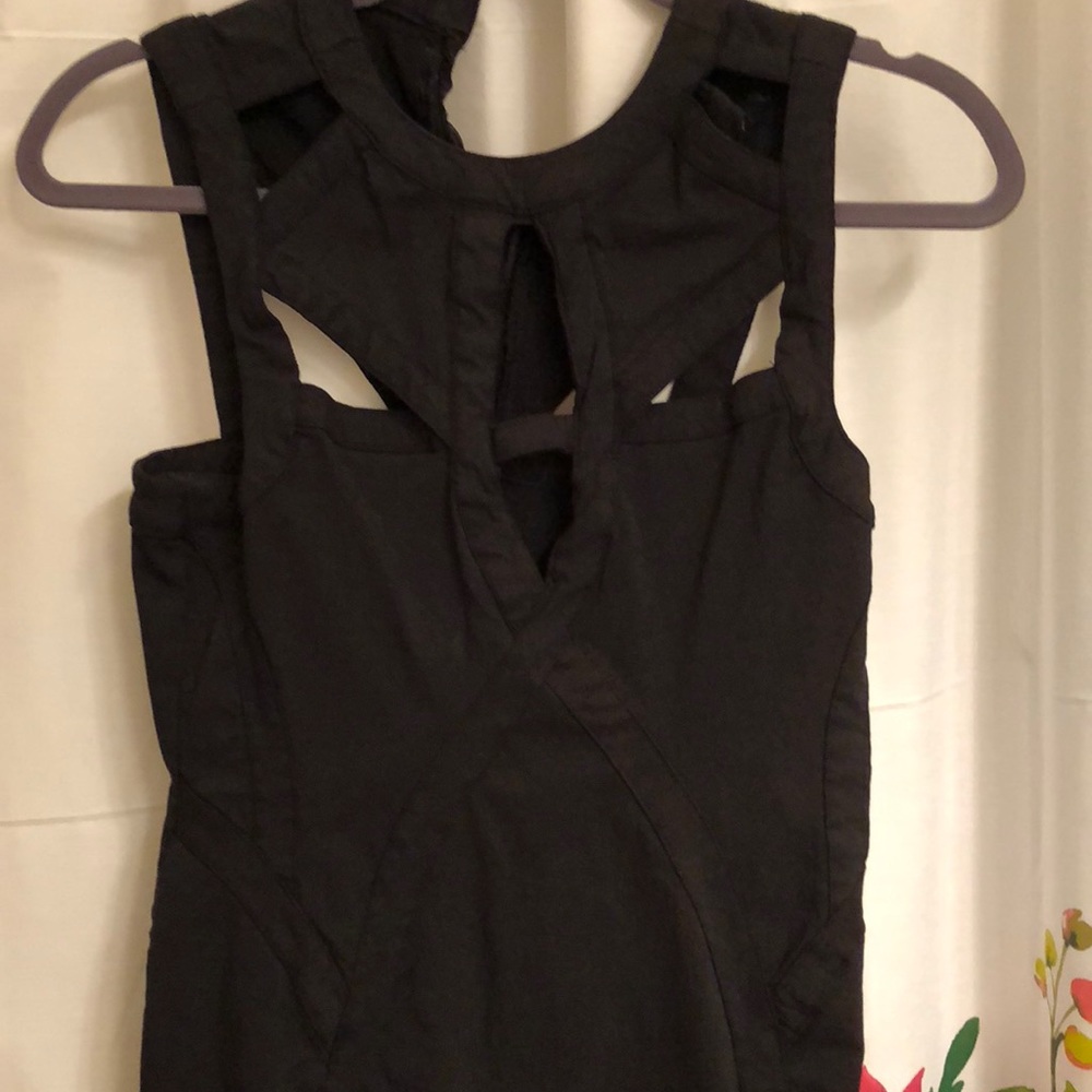 🔥Black bodycon dress with cutouts